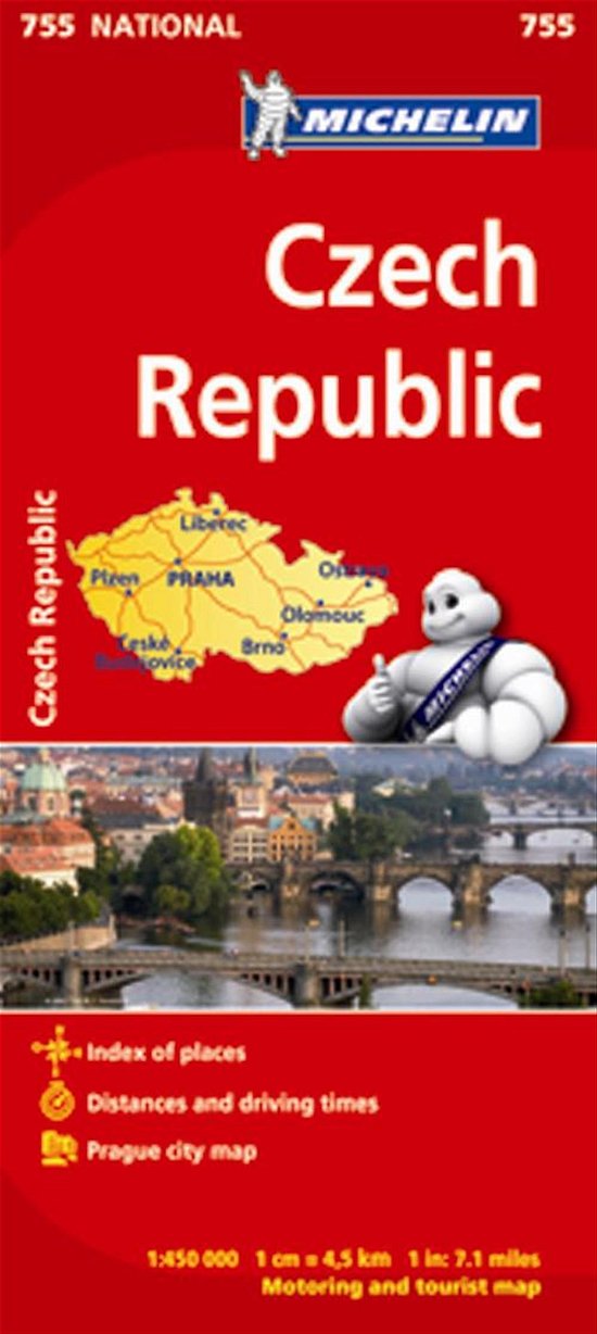 Cover for Michelin · Michelin National Maps: Czech Republic - Czechia (Innbunden bok) (2018)