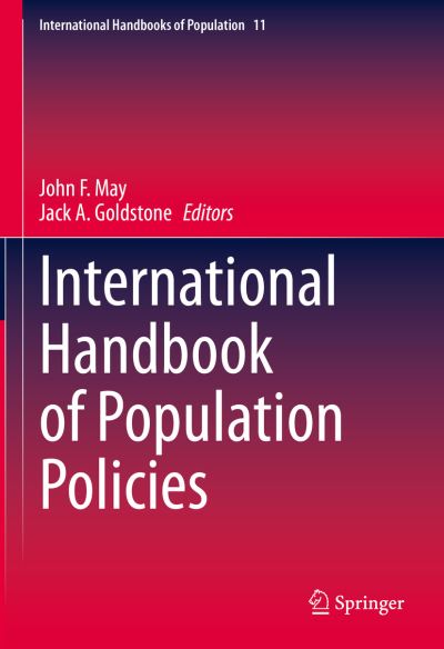 Cover for International Handbook of Population Policies - International Handbooks of Population (Hardcover Book) [2022 edition] (2022)