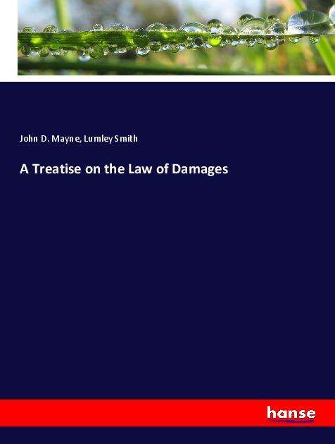 Cover for Mayne · A Treatise on the Law of Damages (Book) (2021)