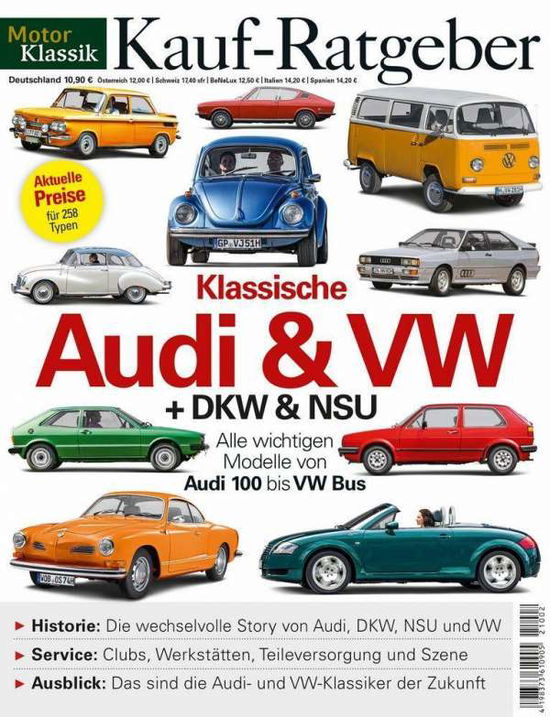 Cover for Motorbuch Verlag · Motor Klassik Kaufratgeber VW + Audi (Paperback Book) (2021)