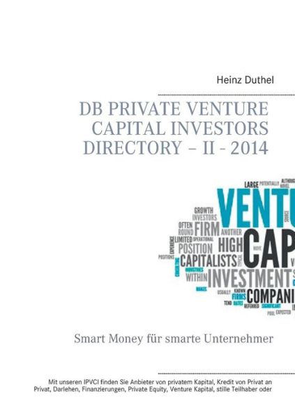 Cover for Heinz Duthel · Db Private Venture Capital Investors Directory - II - 2014 (Paperback Book) [German edition] (2014)