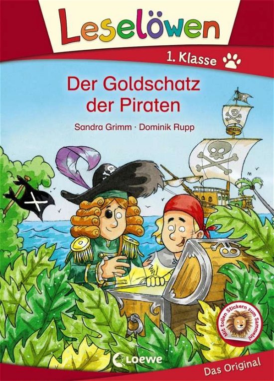 Leselöwen,Der Goldschatz d.Pirate - Grimm - Książki -  - 9783743200982 - 