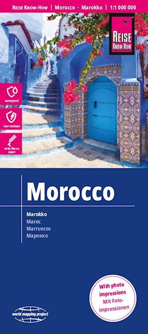Cover for Morocco Map: 1:1,000,000 scale - World Mapping Project (Landkart) [14 New edition] (2025)