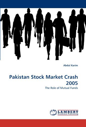 Cover for Abdul Karim · Pakistan Stock Market Crash 2005: the Role of Mutual Funds (Taschenbuch) (2010)