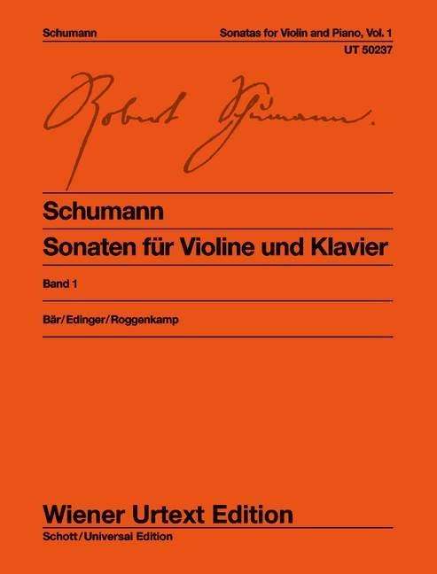 Sonaten für Violine und Klavier - Robert Schumann - Livros - SCHOTT & CO - 9783850555982 - 