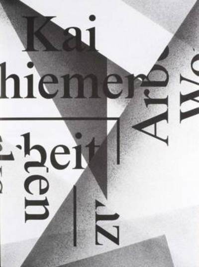 Cover for Schiemenz · Arbeiten / Works 2013 - 2016 (Book) (2016)