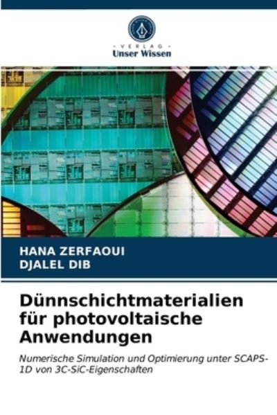 Cover for Hana Zerfaoui · Dunnschichtmaterialien fur photovoltaische Anwendungen (Paperback Book) (2021)