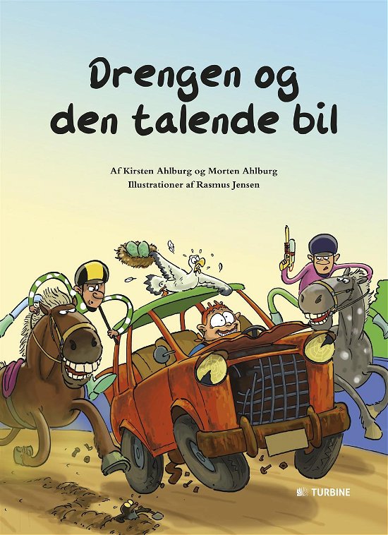 Cover for Kirsten Ahlburg og Morten Ahlburg · Drengen og den talende bil (Hardcover Book) (2015)