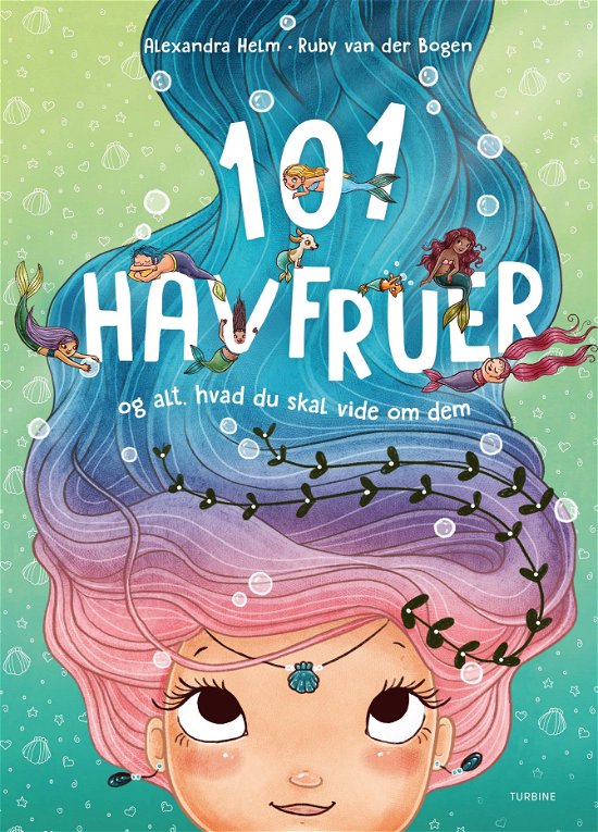 Cover for Ruby van der Bogen · 101 havfruer og alt, hvad du skal vide om dem (Hardcover Book) [1st edition] (2024)