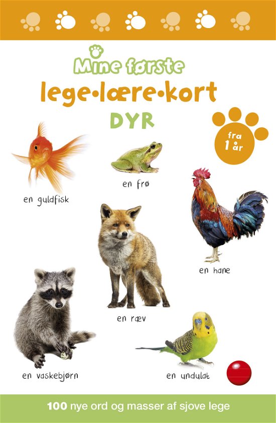 Lege-lære-kort: Mine første lege-lære-kort: Dyr -  - Koopwaar - Forlaget Bolden - 9788772056982 - 7 november 2022