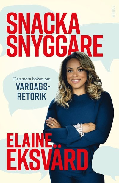 Cover for Elaine Eksvärd · Snacka snyggare : den stora boken om vardagsretorik (Bound Book) (2022)