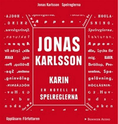 Cover for Jonas Karlsson · Karin: En novell ur Spelreglerna (Audiobook (MP3)) (2011)