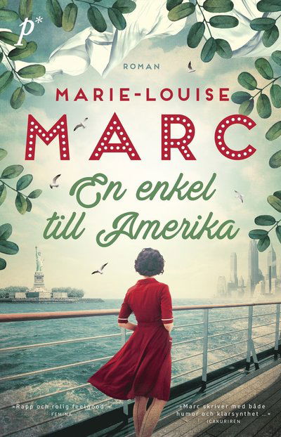 Cover for Marie-Louise Marc · En enkel till Amerika (Paperback Book) (2022)