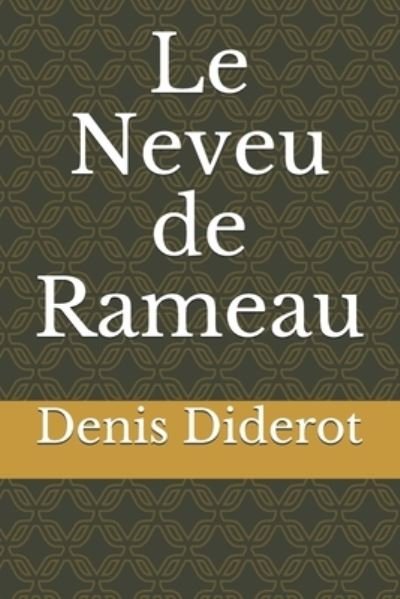 Cover for Denis Diderot · Le Neveu de Rameau (Pocketbok) (2021)