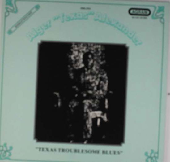 Texas Troublesome Blues - Alger Texas Alexander - Musiikki - TRAMP - 9991809042982 - tiistai 22. marraskuuta 2011