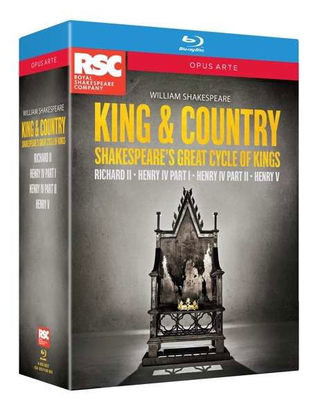 King & Country: Shakespeare's Great Cycle Of Kings - W. Shakespeare - Filmes - OPUS ARTE - 0809478071983 - 17 de junho de 2016