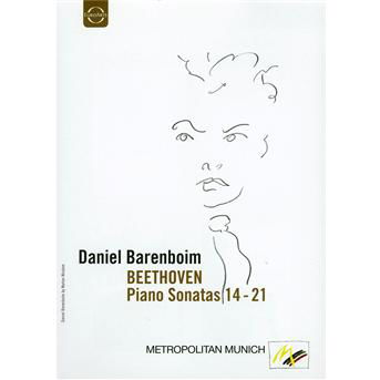 Cover for Daniel Barenboim · Beethoven: Piano Sonatas 14-21 (DVD) (2013)