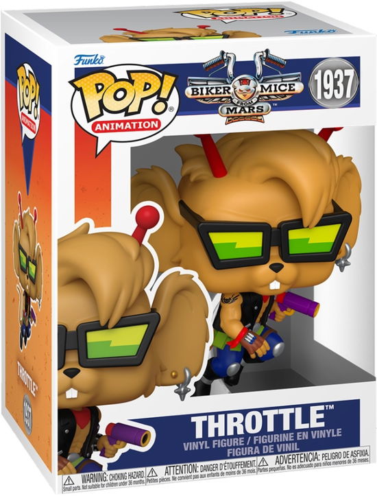 Cover for Pop Animation Biker Mice from Mars · Pop Animation Biker Mice from Mars Throttle (Funko POP!) (2025)