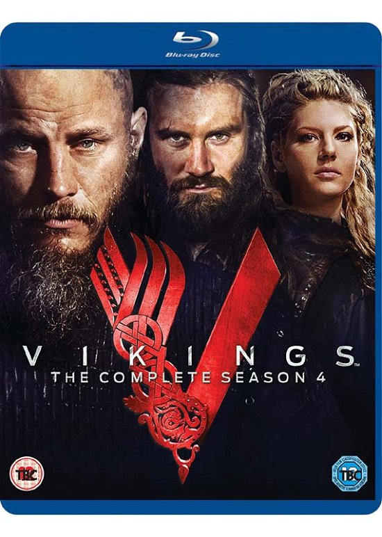 Cover for Vikings  Season 4 Bluray (Blu-ray) (2017)