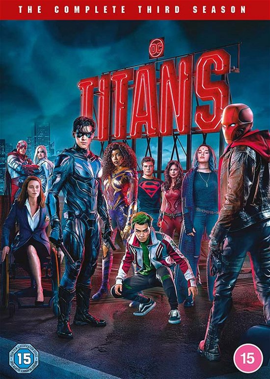 DC Titans Season 3 - Titans S3 DVD - Film - Warner Bros - 5051892235983 - 19. desember 2022