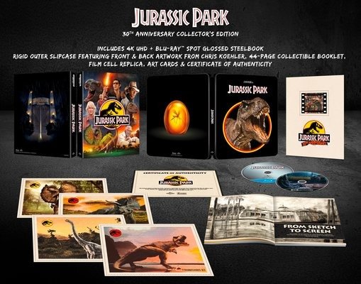 30Th Anniversary (Steelbook Special Edition) (4K Ultra Hd + Blu-Ray) - Jurassic Park - Annen -  - 5053083259983 - 
