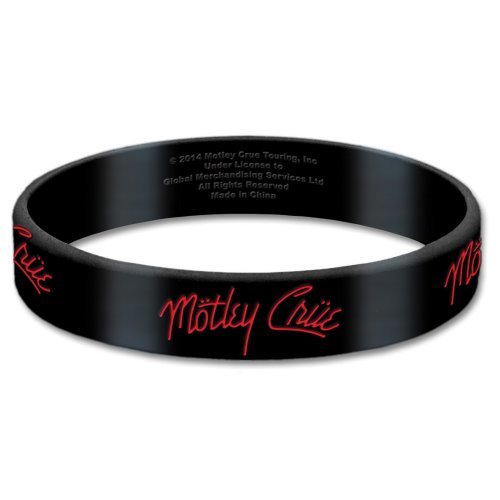Motley Crue Gummy Wristband: Logo - Mötley Crüe - Merchandise - Global - Accessories - 5055295386983 - 