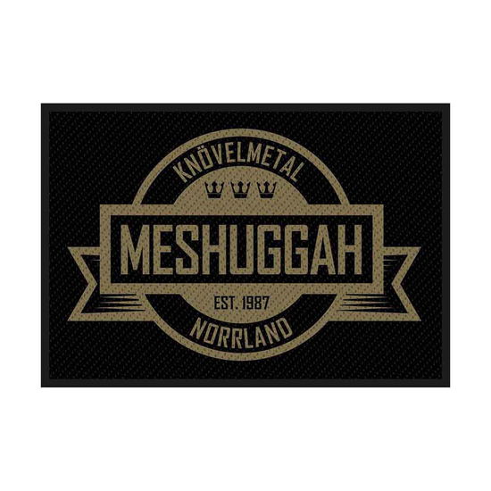 Meshuggah Woven Patch: Crest (Standard) - Meshuggah - Merchandise - PHD - 5055339783983 - August 19, 2019