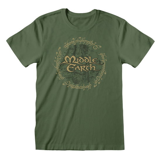 Middle Earth (T-Shirt Unisex Tg. M) - Lord Of The Rings - Musik -  - 5056463461983 - 