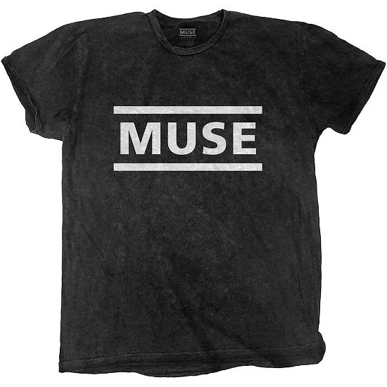 Muse Unisex T-Shirt: Logo (Wash Collection) - Muse - Koopwaar -  - 5056561020983 - 