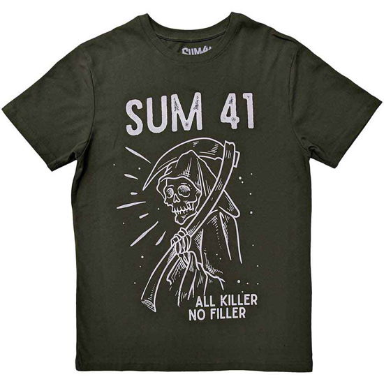 Sum 41 Unisex T-Shirt: Reaper - Sum 41 - Merchandise -  - 5056561091983 - 