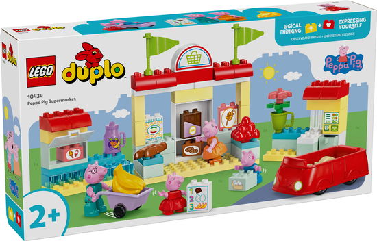 Cover for Peppa Pig: Lego 10434 · Duplo Pink Peppas Supermarkt (Toys)