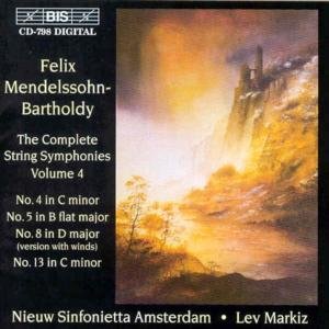 String Symphonies I - Mendelssohn / Nieuw Sinfonietta Amsterdam - Musikk - Bis - 7318590007983 - 19. november 1996