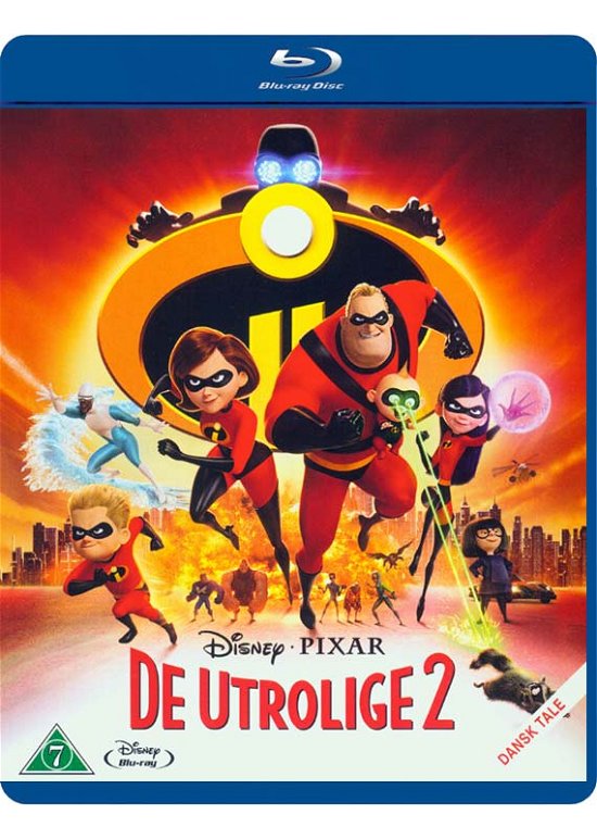 Cover for De Utrolige 2 (Incredibles 2) (Blu-ray) (2018)