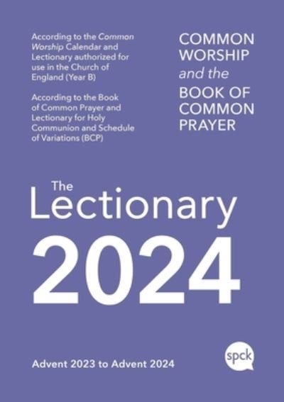 Cover for SPCK Publishing · Common Worship Lectionary 2024 (Paperback Bog) (2023)