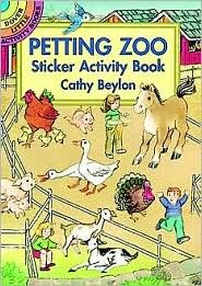 Cover for Cathy Beylon · Petting Zoo Sticker Activity Book - Little Activity Books (MERCH) (2003)