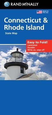 Cover for Rand Mcnally · Rand McNally Easy to Fold: Connecticut / Rhode Island Laminated Map (Paperback Book) (2022)