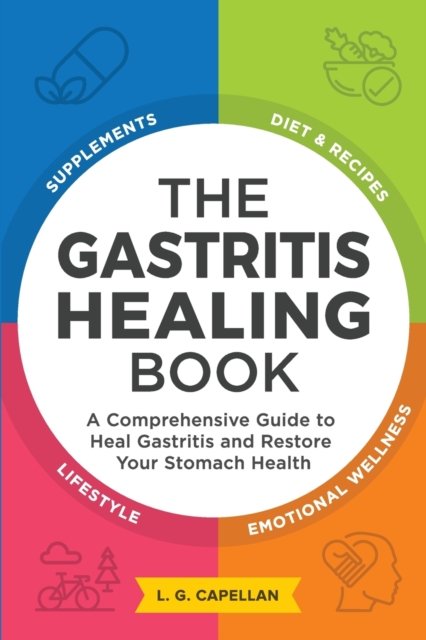 Cover for L G Capellan · The Gastritis Healing Book: A Comprehensive Guide to Heal Gastritis and Restore Your Stomach Health (Paperback Bog) (2020)