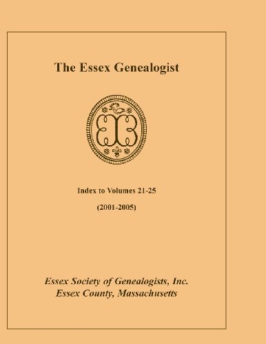 Cover for Inc Essex Society of Genealogist · The Essex Genealogist, Index 2001-2005 (Paperback Bog) (2013)
