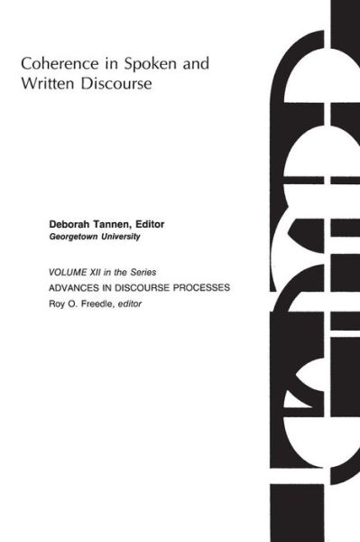 Cover for Deborah Tannen · Coherence in Spoken and Written Discourse (Paperback Book) (1984)