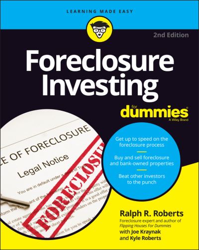 Cover for Ralph R. Roberts · Foreclosure Investing For Dummies (Paperback Book) (2022)