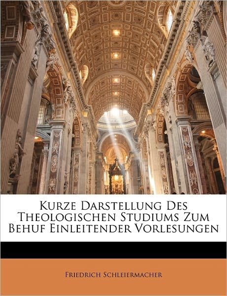 Cover for Schleiermacher · Kurze Darstellung Des Th (Bok)
