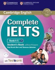 Cover for Guy Brook-Hart · Complete IELTS Bands 4-5 Student's Book without Answers with CD-ROM with Testbank - Complete (Book) (2016)