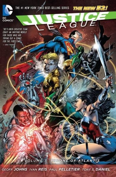 Cover for Geoff Johns · Justice League Volume 3: Throne of Atlantis TP (The New 52) (Paperback Book) [52 Rev edition] (2014)