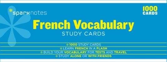 Cover for SparkNotes · French Vocabulary SparkNotes Study Cards - SparkNotes Study Cards (Flashcards) (2014)