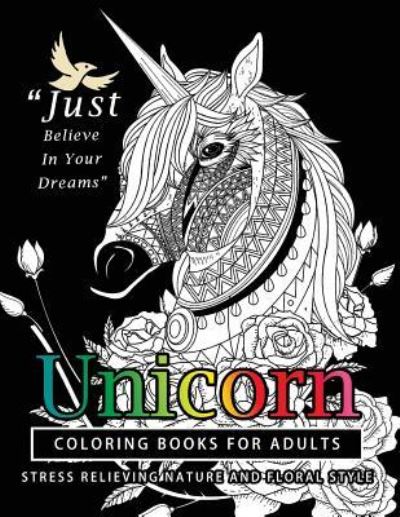 Cover for Unicorn Coloring Books for Adults (Paperback Book) (2016)