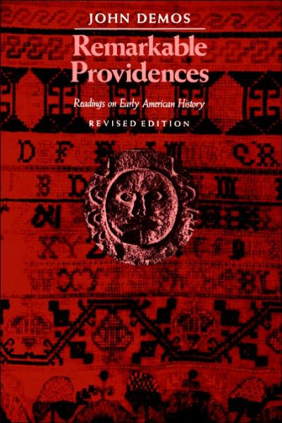 Cover for John Demos · Remarkable Providences: the True Story of the Sheppard Murder Case (Rev) (Pocketbok) (1991)