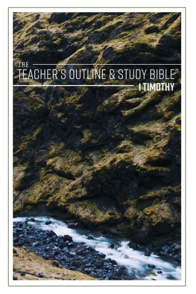 Cover for Leadership Ministries Worldwide · The Teacher's Outline &amp; Study Bible 1 Timothy (Paperback Book) (2017)