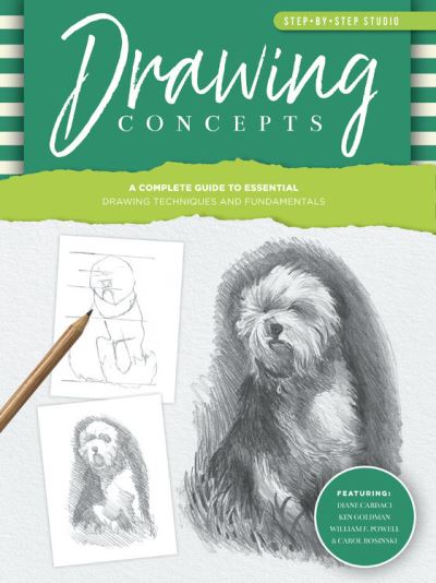 Cover for Ken Goldman · Step-by-Step Studio: Drawing Concepts: A complete guide to essential drawing techniques and fundamentals - Step-by-Step Studio (Paperback Book) [New Edition with new cover &amp; price edition] (2021)