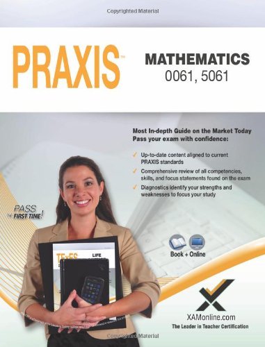 Cover for Sharon Wynne · Praxis Mathematics 0061, 5061 Book and Online (Taschenbuch) [Pap / Psc edition] (2014)