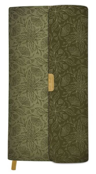 Cover for Compiled by Compiled by Barbour Staff · KJV Compact Bible [Olive Petals] (Buch) (2022)